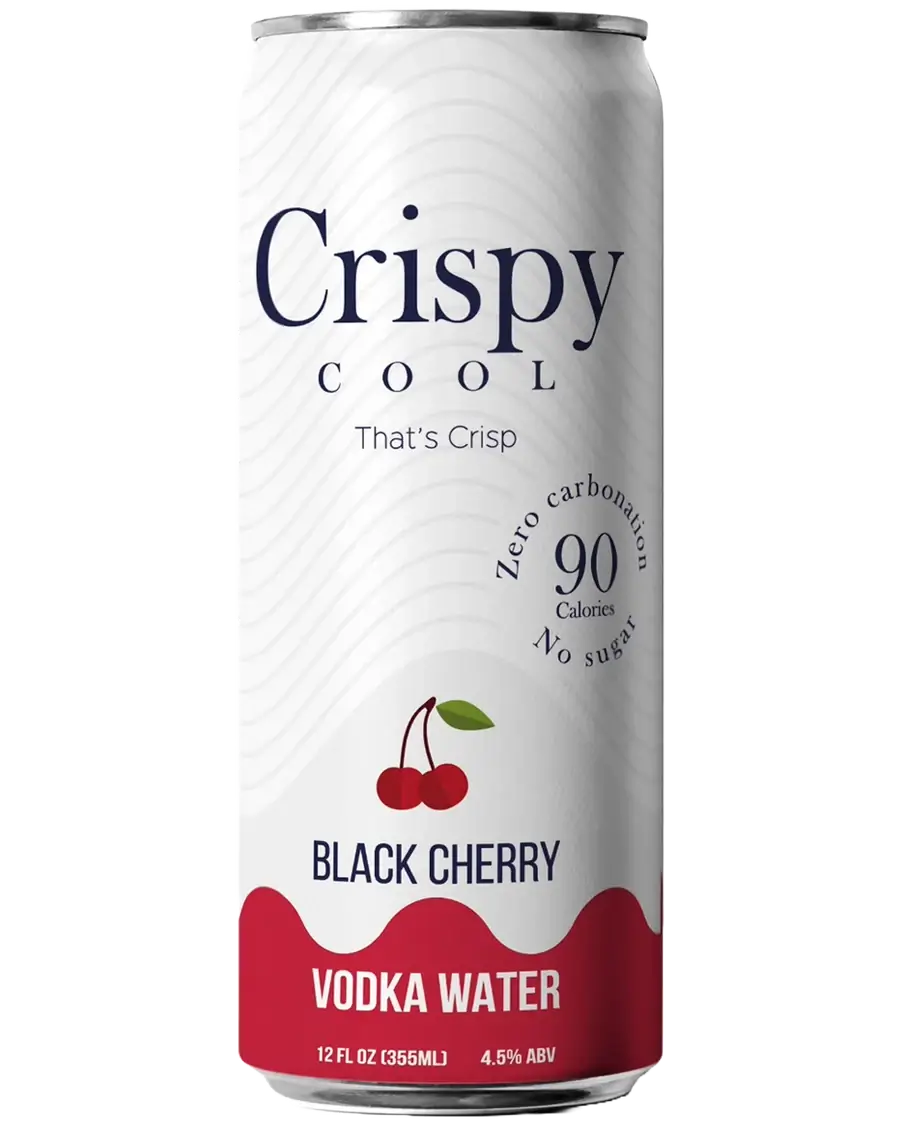 Crispy Cool Black Cherry vodka water can